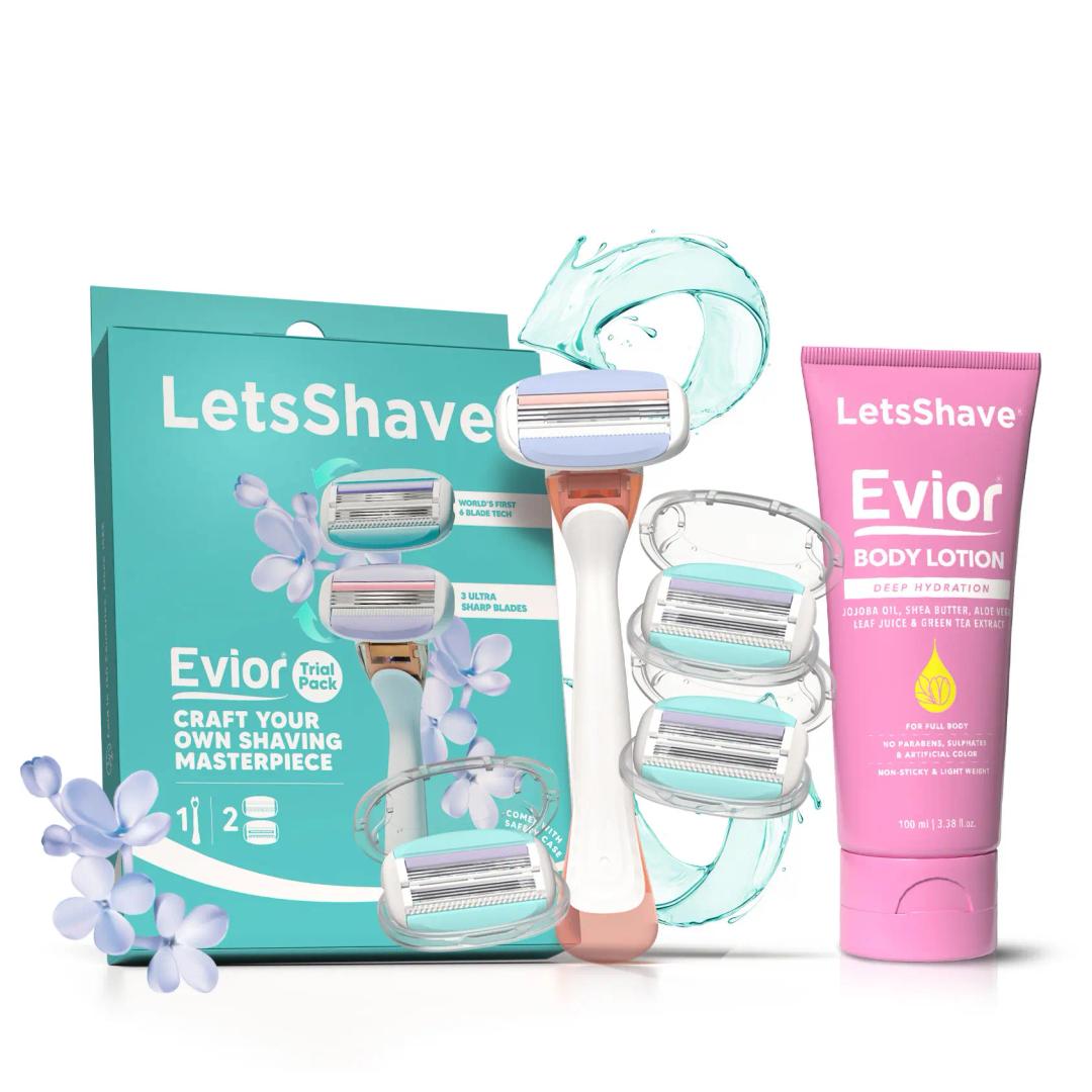 LetsShave Evior Trail Pack Shaving Kit