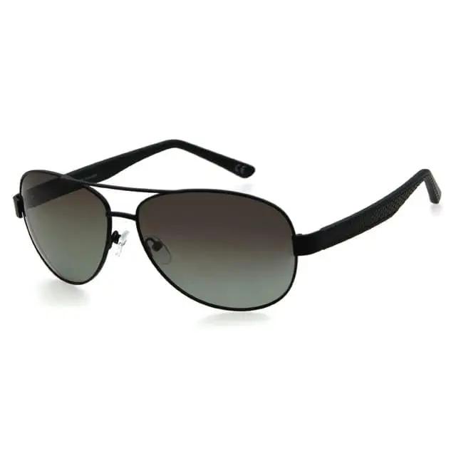 100% UV protected Classic Bluish black Aviator Sunglasses for Men