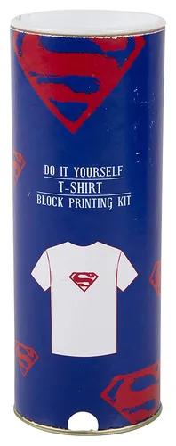 DIY Craft Kit Block Print Your T-Shirt With Superman (4-6 Years)