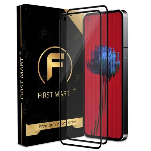 FIRST MART Premium Tempered Glass for Nothing Phone 1 with Edge to Edge Coverage and Easy Installation Kit, Pack of 2