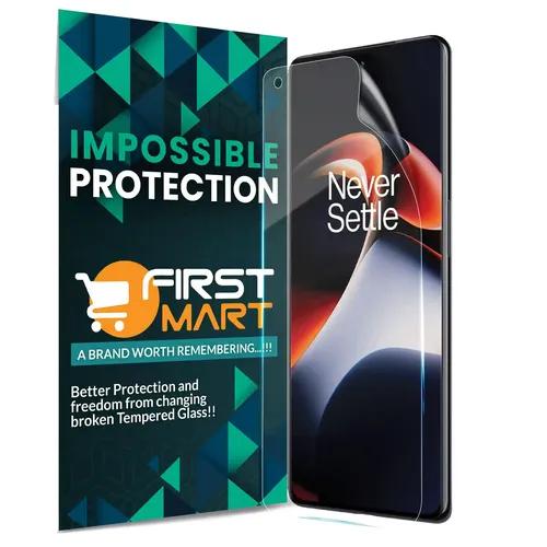 FIRST MART Screen Protector for Oneplus 11R 5G - Impossible Fiber Case Friendly Screen Protection & Installation Kit (Crystal Clear)