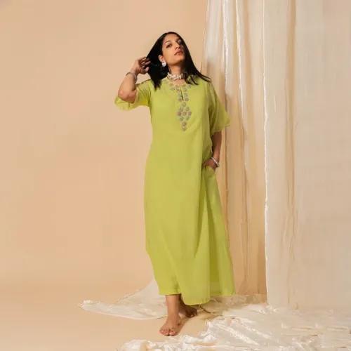 Pear Green Kurti Dress