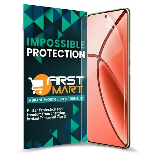 FIRST MART Screen Protector for Realme P1 Pro 5G Nano Fiber Unbreakable Membrane Case Friendly Full Edge to Edge Screen Coverage & Installation Kit (Crystal Clear)