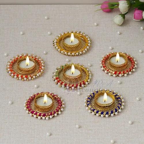 Dartistry® Tealight Holder/Recycled Material Tealight Holder for Home & Office Decoration/Festival Decoration Items