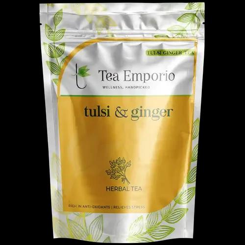 Tulsi Ginger Herbal Tea - 50Gm