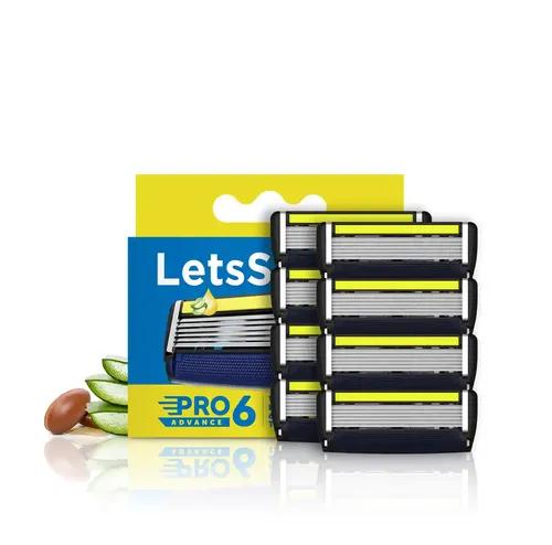 LetsShave Pro 6 Advance For Men Pack Of 8