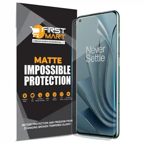 FIRST MART Screen Protector for OnePlus 10 Pro 5G - Nanofiber Unbreakable Membrane Case Friendly Full Edge to Edge Screen Coverage & Installation Kit (Matte)