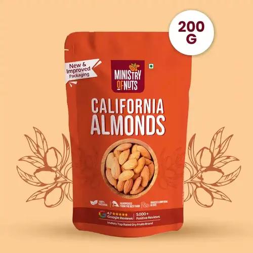 MINISTRY OF NUTS Almond - 200Gm