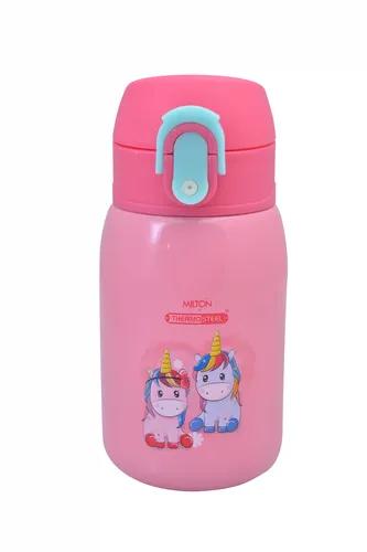 Milton Jolly 275 thermosteel Kids Hot and Cold Water Bottle, 230 ml, Pink